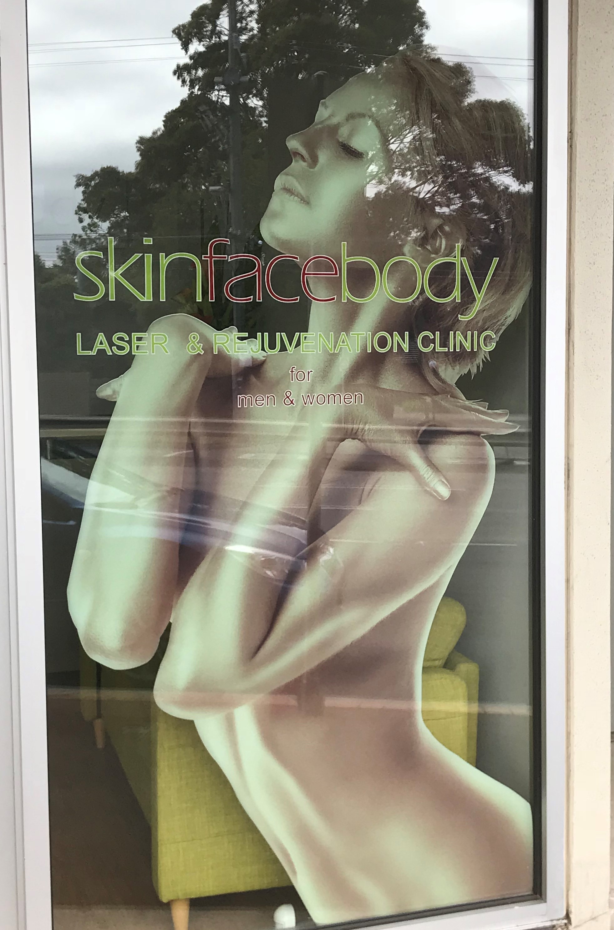 glass etch skin face body beauty clinic